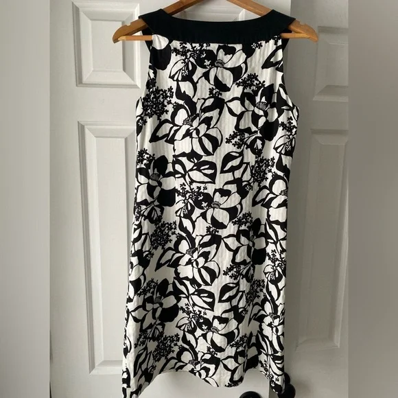 Vintage Ann Taylor Loft B & W Dress Size 4 - Picture 3 of 4